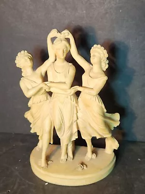 G . Ruggeri Three Graces  Italy Alabaster Sculpture Rare Vintage • $49.99