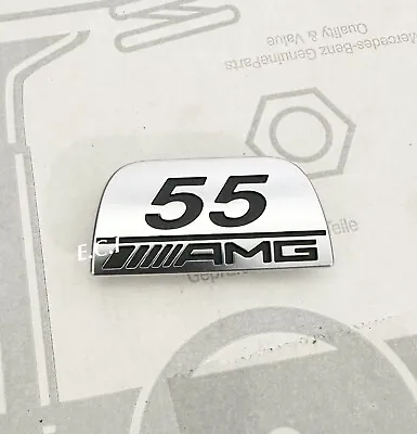 19~24 Genuine Mercedes Steering Wheel Amg 55 Year Eidtion Badge G63 E63 S63 Gt63 • $169.98