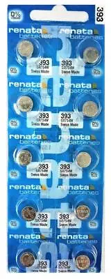 10 Pack | Renata Watch Batteries Silver Oxide Replacements 364 371 377 & More • £13.89