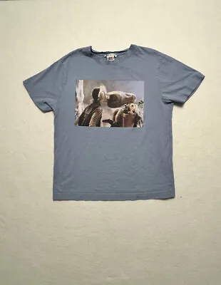 $9.99 • Buy ZARA X ET & Gertie Blue T-shirt Size Medium Limited Edition Love Garments