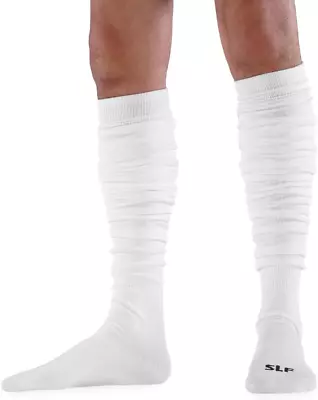 ] Football Scrunch Socks - Extra Long Scrunchie Socks - Adult Size - Keeps Feet  • $26.24