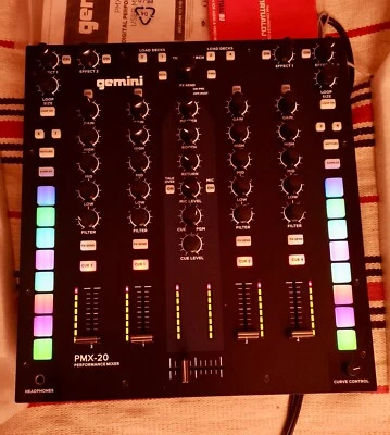 £335 • Buy Gemini - Pmx-20 - 4-channel Battle-ready Performance Hybrid Digital Mixer.