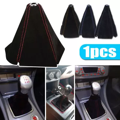 Universal PU Leather Gear Shift Collar Shifter Stick Gaiter Boot Knob Cover AU • $15.18