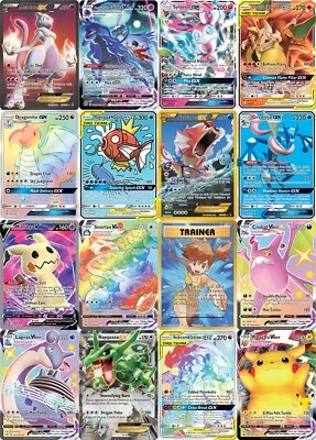 $4.49 • Buy Pokemon TCG Assorted Card Lot - Pick Your Ultra Rare - EX GX V VMAX GOLD RAINBOW