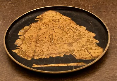 Vintage Made In Hungary Map Plate  • $20