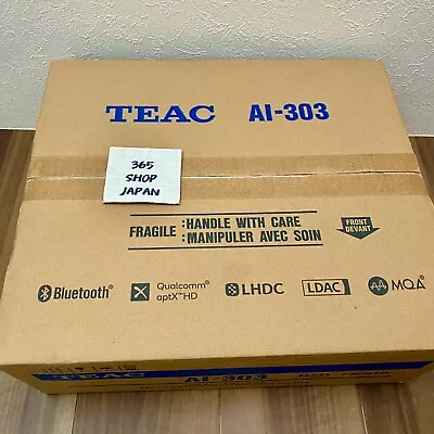 TEAC AI-303-B Black Desktop Audio Amplifier Bluetooth USB Input Hi-Res New • $572.55