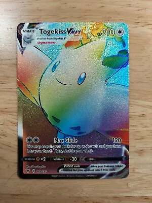 $15.99 • Buy Togekiss Vmax 191/185 Vivid Voltage NM Full Art Secret Rainbow Rare Pokemon Card
