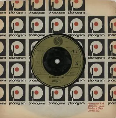 Ramones Blitzkrieg Bop UK 7  Vinyl Single Record 6078601 SIRE • £126.90