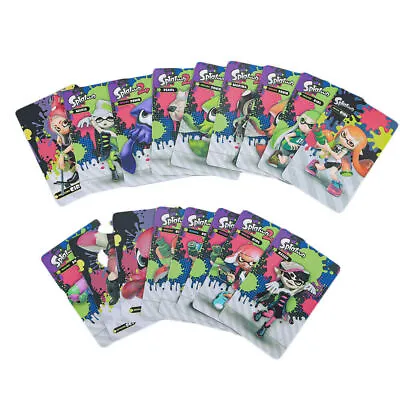 $19.99 • Buy 17PCS Splatoon 2 3 NFC Amiibo Tag Game Cards For NS Inkling Boy Octoling Octopus