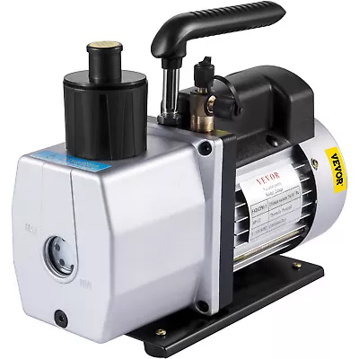 $86.99 • Buy 5 CFM Vacuum Pump 2 Stage 1/2HP Rotary HVAC/Auto AC 40Miron Air Conditioning