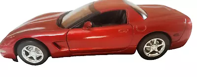 C5 Hot Wheels Corvette Red Model Great Display For Man Cave Or Dream Goal. • $45