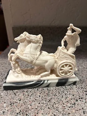 R. Leoni Aaddone Italian Sculpture Roman Chariot Race Statue • $40