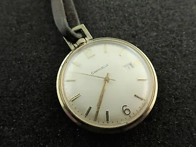 Vintage 40.9mm Bulova Caravelle Pocket Watch Grade 11utcd - Running  • $120