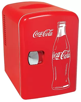 Coca-Cola KWC-4C 4 Liter/6 Can Portable Fridge/Mini Cooler Red • $29