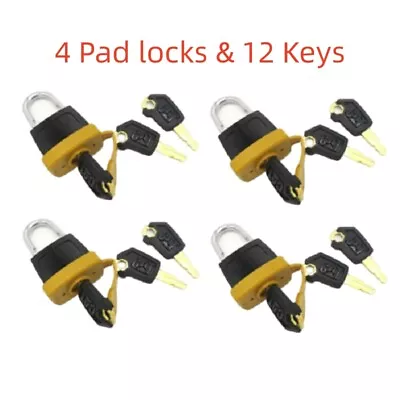 4 Padlocks & 12 Keys For Caterpillar (CAT) 5P8500 246-2641  • $51.99