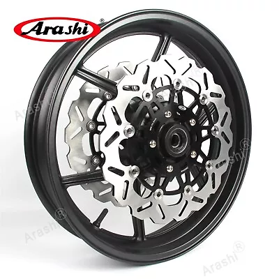 Front Wheel Rim & Brake Disc For Kawasaki Ninja ZX6R 2005 - 2012 Z750 2007 2008 • $532.74