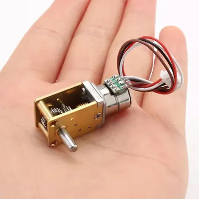 DC 5V 2-phase 4-wire Micro 10mm Metal Gearbox Worm Gear Stepper Motor DIY Robot • $8.24