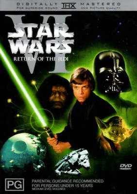 STAR WARS - RETURN OF THE JEDI DVD - REMASTERED (Region 2 2004) Free Post • $14.95