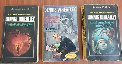 £1 • Buy Vintage Dennis Wheatley Paperback Bundle X3 Arrow 1960s Acceptable Condition