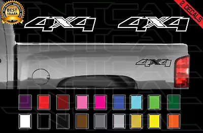 $14.85 • Buy 4X4 Decal Set Fits: 2007 - 2013 CHEVY SILVERADO 1500 2500 GM HD Vinyl Stickers