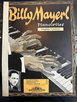 1926 Billy Mayerl Ragtime Sheet Music. Virginia Creeper • $8