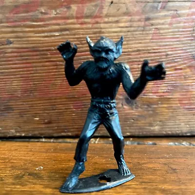 Werewolf Monster Figure Harry Scarey Vintage 1960s MPC Weird Mini Monsters Toy • $22