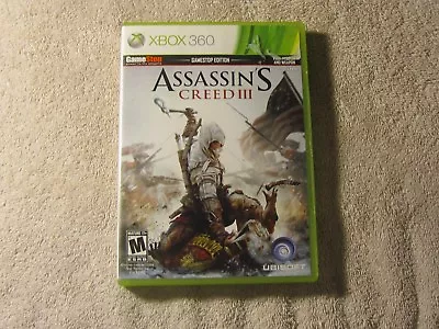 Assassins Creed III 3 GameStop Edition For XBOX 360 Game Console Preowned • $5.99