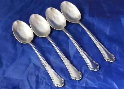 Set Of Four Antique German 800 Silver Art Nouveau Tea Spoons Geb.Koberlin C.1900 • $69