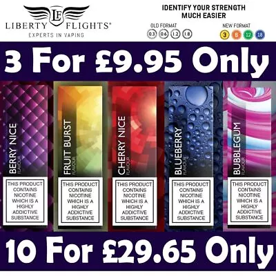 Liberty Flights E-Liquid Pod Vape Juice- 5050 E Liquid  UK Flavours | Cheapest • £9.95