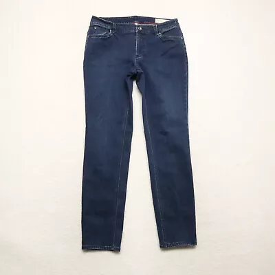 Vince Camuto Two Women's Size 29 Blue Skinny Dark Wash Cotton Blend Stretch Jean • $13.80