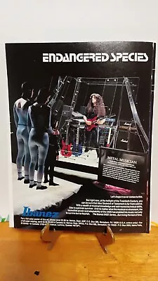 Alex Skolnick Ibanez 540s Guitar Print Ad 11 X 8.5 • $7.40