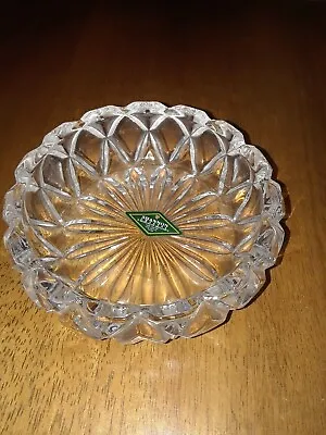 $23 • Buy Shannon Crystal Designs Of Ireland  5  Hand Crafted Round Lead Crystal Dish Bowl