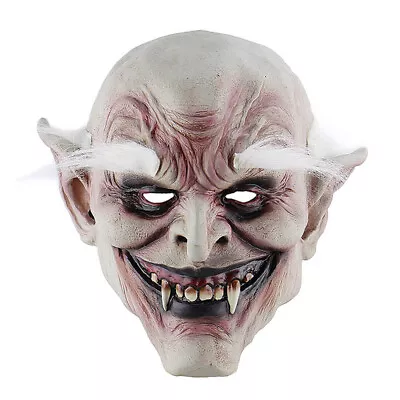 Halloween Devil Horror Masks Scary Full Head Mask Latex Cosplay Clown Face Cover • $21.98