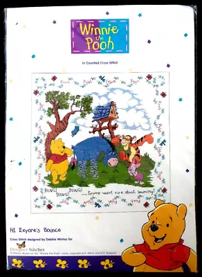 NEW Disney WINNIE THE POOH Counted CROSS STITCH Kit  H1  'EEYORE'S BOUNCE' • £18.99