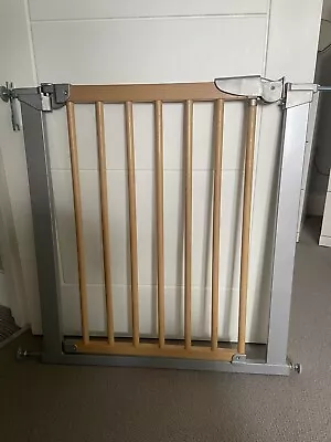 £0.99 • Buy Safetots 10084 Chunky Wooden Pressure Fit Child And Pet Gate - Ivory