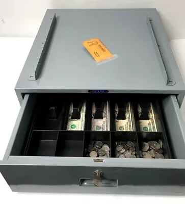 MMF Industries Under Counter Cash Drawer With 5 Bill 5 Coin Tray 225-1012-01 • $150