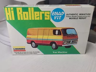 Rare VintageLINDBERG  HI ROLLERS  Snap-Fit Model Chevy Van Machine New Unbuilt • $39.99