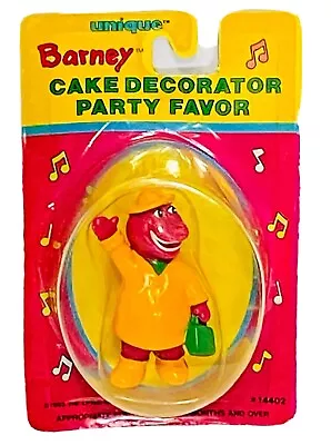 Barney RAINY DAY Cake Decoration Or Party Favor 2 1/2” 1993 New Factory Sealed  • $5.99