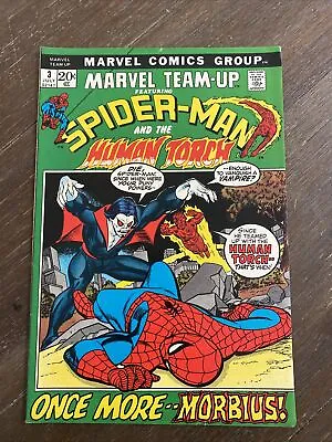 Marvel Team-Up #3 (Marvel 1972) Key 3rd Morbius VF/VF+ • $75