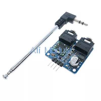 TEA5767 FM Stereo Radio Module For Arduino 76-108MHZ With Free Cable Antenna • £4.46