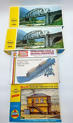 Vintage Train Accessory Model Kits Bridges Coal Conveyor & Interlocking Tower • $34.75