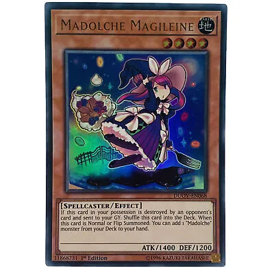 YUGIOH Madolche Magileine DUOV-EN068 Ultra Rare Card 1st Edition NM-MINT • £1.99