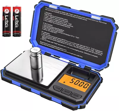 (Upgradaed) Digital Mini Scale 200g /0.01g Pocket Scale 50g Calibration Weight • $20.68