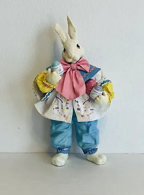 Midwest Of Cannon Falls Fabric Mache Easter Bunny Artist Painters Smock Eggs • $30