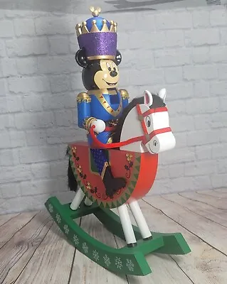 Mickey Mouse Nutcracker Disney World Christmas Holiday Toy Rocking Horse  • $281.06