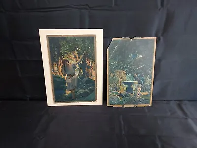 Antique Early Lot Of 2 Maxfield Parrish Prints Dream Light & Reveries Print  • $27.99