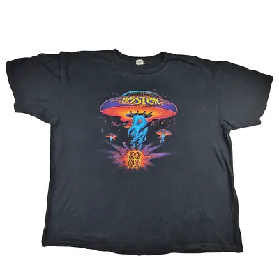 Anvil Boston Summer Tour 2008 Music T Shirt Navy Size 2XL Graphic UFO • $28.62