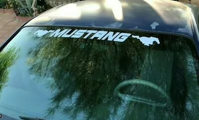 Mustang Windshield Vinyl Decal Ford GT Window Sticker Mustang Performance • $15