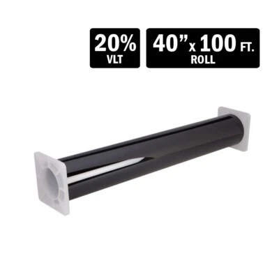 $99.95 • Buy Tview T2bk2040 2 Ply 20% Vlt Car Window Tint - 40  X 100 Ft. Film Roll