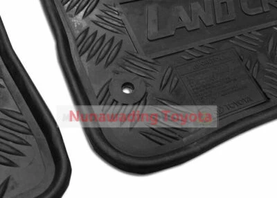 $50.53 • Buy New Genuine Toyota Landcruiser 70 Series Rubber Floor Mats Front Pair 2007-2012